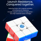 Cubershop Gan 14 Maglev Frosted, Ultimate Gan 14 Maglev 2023 Stickerless Flagship 3X3 Magnetic Speed Cube, 56Mm Magic Cube Puzzle (Gan14 Maglev Speed Cube, Matte Surface & Primary Internal)