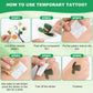 Becfupo 196Pcs St. Patrick's Day Accessories: 100 Pcs Metallic Green Beaded Necklaces & 96 Pcs Temporary Tattoo Stickers - Irish