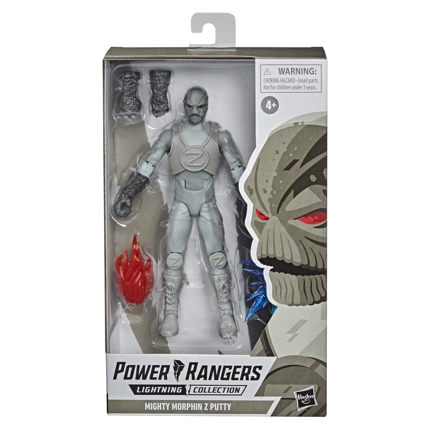 Power Rangers Lightning Collection Zeo Z Putty 6-Inch enhanced Collectible Action Figure Toy with Accessories