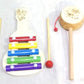 Crafts India Handcrafted Wooden Xylophone 5 Notes Musical Toy And Damaru Combo  18 Cms