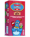 The Awkward Yeti Heart and Brain Card Game - Family Fun for Kids & Adults, Paper, Blue, Model 7011