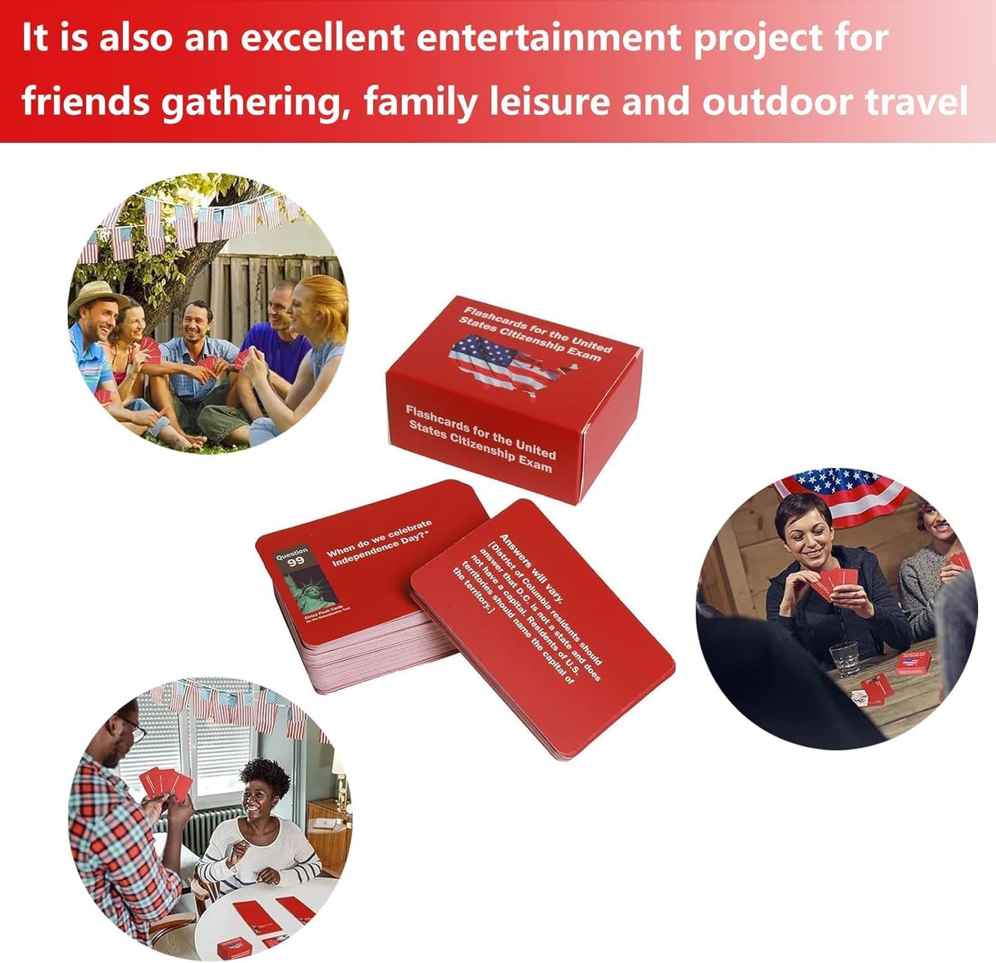 2025 New Us Citizenship Flash Cards (1 Set), 3.5   X2.5    Flashcards For The United States Citizenship Exam, Naturalization Tes