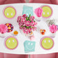 Durony 350 Pieces Preppy Smile Face Party Decorations Pastel Party Supplies Include Smiley Paper Plates Napkins Cups Forks Knive
