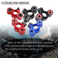 Aluminum Front Steering Knuckles Caster Blocks C-Hubs Upgrades Part for Arrma 1/8 Typhon Talion 6S BLX,1/7 Felony Mojave Infract