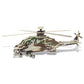 Puzzled 3D Puzzle Apache Helicopter Wood Craft Construction Model Kit, Fun Unique & Educational Diy Wooden Toy Assemble Model Un