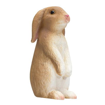 Mojo Rabbit Sitting Realistic International Wildlife Hand Painted Toy Figurine