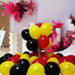 300 Pack Black Red Yellow Balloons - Black Red And Yellow Latex Balloons 12 Inch - 100 Of Each Color - Party Balloons Decoration