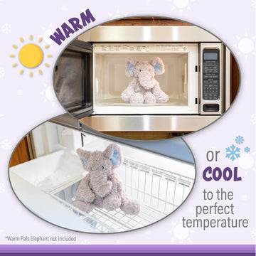 1I4 Group Warm Pals - Polar Bear - Cozy Lavender Scented Plush Toys - Stuffed Animal - Coolable Bedtime Comfort Plushie