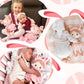 Ouozzz Soft Baby Doll For Girls - My First Baby Doll Birthday Gifts For Girls Plush Rag Dolls Bunny Pink Dress Toy For Toddlers Kids Infants 15'