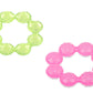 Nuby Icybite Soother Ring Teether, 2 Count (Green/Pink)