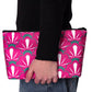 Tiasusan American Mahjong Empty Bag - Red Printed Mahjong Tile Bag (13X7 Inches,Only Case)