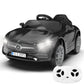 12V Kids Ride On Car With 2.4G Remote Control,Battery Powered Electric Car Ride On Vehicle Double Doors, 5 Point Safety Belt,Led Light (Sc-Black)