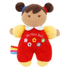 June Garden 9'' My First Doll Ava - Soft Plush Baby Doll - Red Outfit