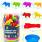 Oomloid Counting Animals Montessori Toys For 3 4 5 Years Old Boys Girls, Preschool Learning Activities Kindergarten Educational
