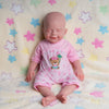AISITE Full Silicone Baby Doll Girl - 18 Inch Realistic Reborn Baby Dolls with Drink and Wet, Christmas and Birthday Gifts for G