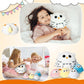 Hollowfly 5 Pcs Fat Owls Plush Toy Gift Set 9.5 Mom Owls with 4 Cute Colorful Babies Stuffed Animal in Zippered Butt Nurturing P