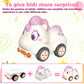 Ruitenda Remote Control Car For Toddlers, Safe & Durable Cartoon Silicone Crash-Resistant Rc Car, Unicorn Toys For 18M+ Boys & G