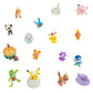 Pokemon Holiday Advent Calendar for Kids  24 Piece Gift Playset - Set Includes Pikachu  Eevee  Jigglypuff and More - 16 Toy Character Figures & 8 Christmas Accessories - Ages 4+