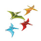 Dino mite Flying Pterodactyl Hanging Decor - Set of 4 - Dinosaur Party Supplies