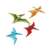 Dino mite Flying Pterodactyl Hanging Decor - Set of 4 - Dinosaur Party Supplies