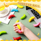 Civaner 30 Pcs Banana Stress Toys Stretchy Banana Stress Relief Toys Fidget Anxiety Relief Squeeze Balls Bulk Mini Party Favors Tiny Squeeze Party Supplies For Kids Adults(Multicolor)