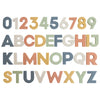 Mushie Foam Letters & Numbers Bath Play Set (Sol) | 26 Pieces For Ages 3 Years+ | Floating Foam For Kids And Toddlers