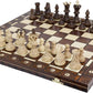 Handmade Chess Set European Ambassador With 21' Board And Hand Carved Chess Pieces