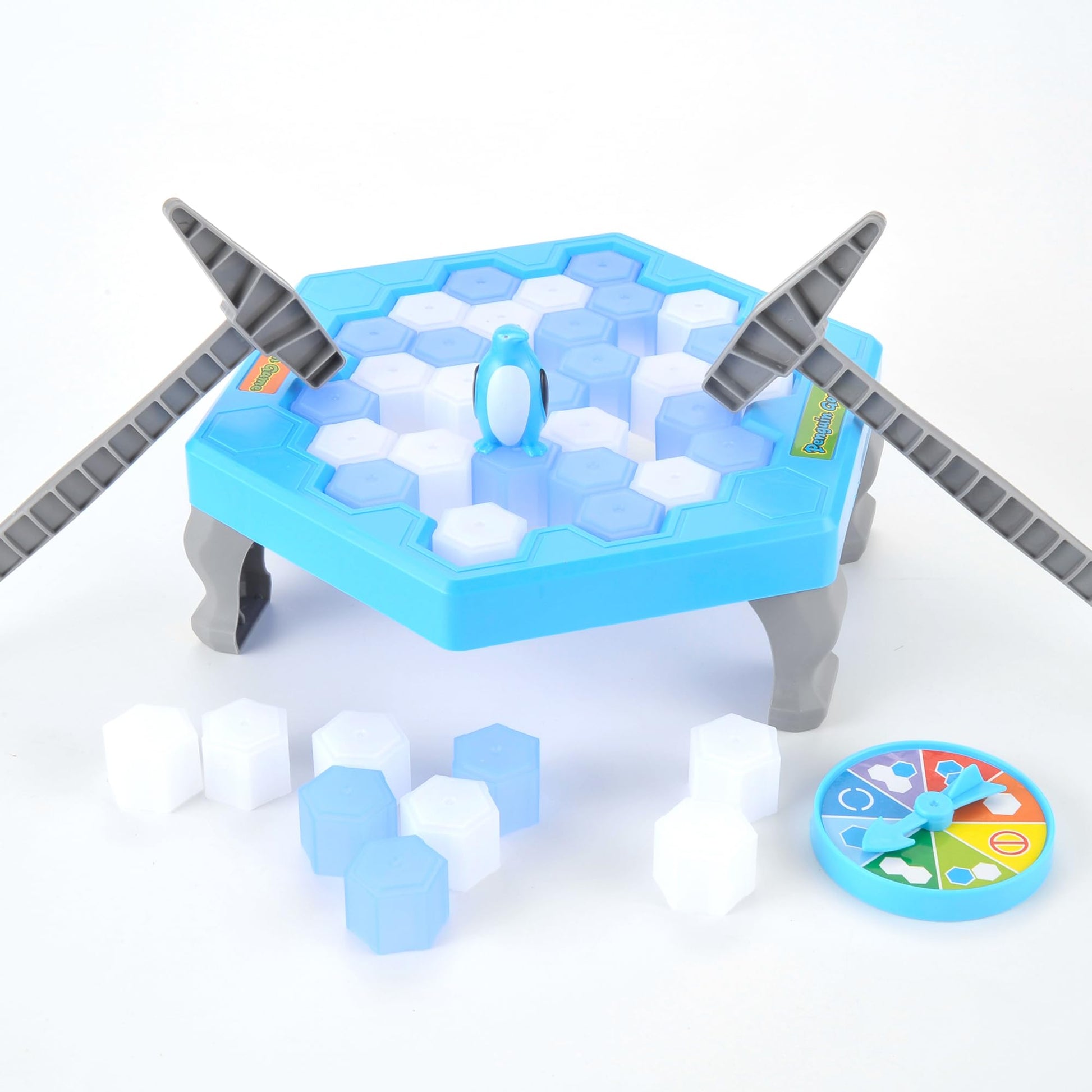 Powertrc Save Penguin On Ice Kids Board Games Ages 6-8, Save Penguin Break Ice Family Activity Puzzle Knock Block Party Table Game Gift