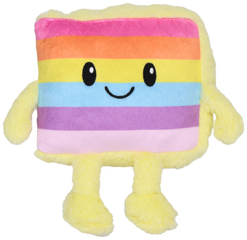 Iscream Screamsicles Kawaii Sweet Shop 8'' Plush - Rainbow Cake Slice