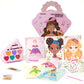 Mideer 4 In 1 Art Craft Kits For Kids, Princess Dress Up Game Set With Diamond Painting & Scratch Paper Art, Paper Fantasy Makeu