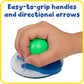 READY 2 LEARN Giant Stampers - Weather Patterns - Set of 6 - Easy to Hold Foam Stamps for Kids - Arts and Crafts Stamps for Disp