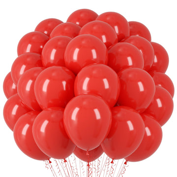 Voircoloria Red Balloons, 66Pack 12Inch Red Latex Party Balloons For Valentine'S Day, Graduation, Wedding, Birthday, New Year, B
