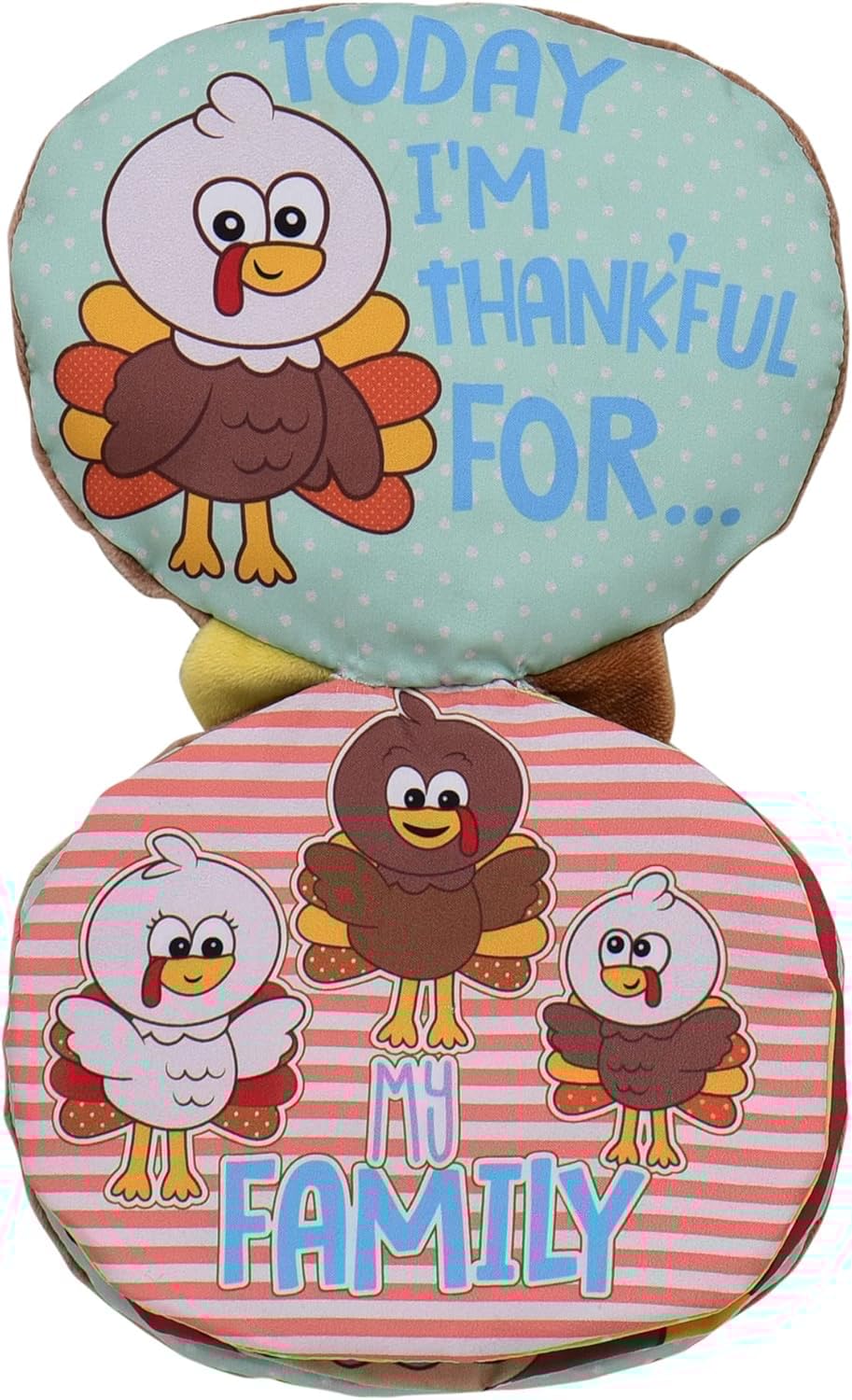 Magic Years Baby Plush, Soft, Crinkle Activity Book, 5 Inches (Thanksgiving Turkey)