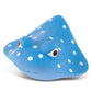 Dollibu Manta Ray Bath Buddy Squirter - Floating Blue Manta Ray Rubber Bath Toy, Fun Water Squirting Bathtime Play For Toddlers, Soft Sea Life Animal Toy For The Bathtub, Beach & Pool For Girls & Boys