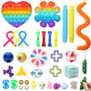 Fidget Simple Fidget Pack, 35Pcs Fidget Toys Set With Popping Fidget Sensory Toys For Kids And Adults Simple Fidget Stress Relief Kit Gift For Party Classroom Christmas Stocking