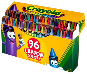 Classic Color Crayons in Flip-Top Pack with Sharpener, 96 Colors