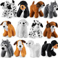 Bedwina Plush Puppy Dogs - (Pack Of 72) 6 Inches Tall Stuffed Animals Bulk Assorted Puppies And Cute Stuffed Plushed Dog Puppies