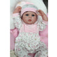 Kaydora Reborn Baby Dolls - 16 Inch Realistic Newborn Girl, Lifelike Handmade Silicone Baby With Soft Weighted Body Like Real Baby, Kids Gift Box For 3+ Year Old