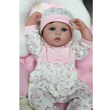Kaydora Reborn Baby Dolls - 16 Inch Realistic Newborn Girl, Lifelike Handmade Silicone Baby With Soft Weighted Body Like Real Baby, Kids Gift Box For 3+ Year Old