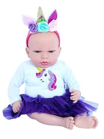 Mybrittany'S Purple Unicorn Outfit Fits 15-18 Inch Baby Dolls- 15 Inch Baby Doll Clothes