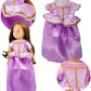 18 Inch Doll Clothes Accessories -6Pcs Different Princess Costume Fits All 18 Inch Girl Dolls