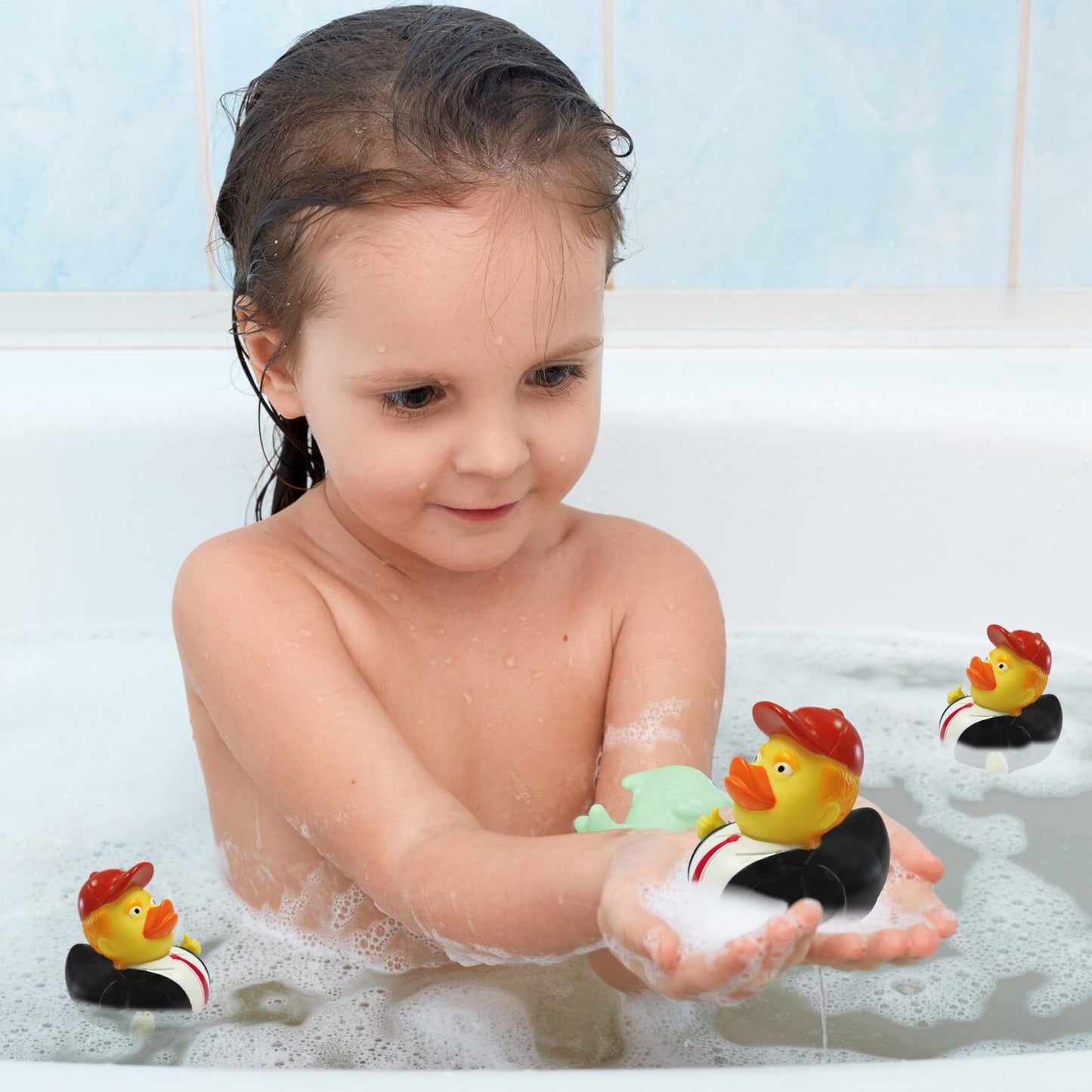 Rubber Ducks For Jeeps Squeak Bath Duck Bath Toy Small Ornaments Decorations Fun And Quirky Collectible Gift For Everyone (Duck-
