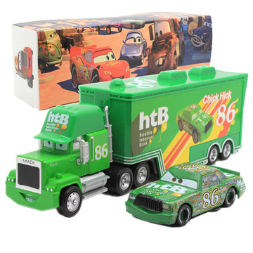 SVORUFY Car 2 3 Toys, Truck and Car Set, Car Movie Car, Metal and Plastic Material, Children's Christmas and Birthday Gifts (Chi