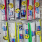 Decals Creation School Kids Return Gift Pencil, Scale, Eraser, Sharpener & Smiley Batch Stationary Set (Pack Of 12)