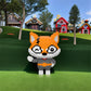 Larcele Animal Series Micro Building Blocks Animal Set, Diy Mini 3D Building Toy Bricks,1384 Pieces Kljm-07 (Little Fox)