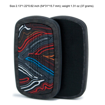 DjuiinoStar Silent Fidget Slider (Carbon Fiber + Glass Fiber)  CNC Machined Free-Floating Push Slider  Addictive Magnetic Toy  Help to Relieve Stress  Best Gift for Fidget Fans DFS-47