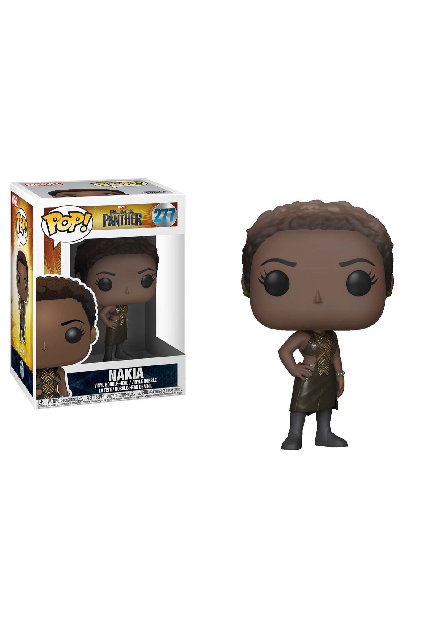 Funko Pop! Marvel Nakia Collectible Figure, Synthetic Resin, Multicolor, One Size, Model 23349