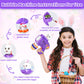 Zuicxlsy Easter Bunny Bubble Machine,Bubble Machine For Kids,Automatic Bubble Blower With Bubbles Solution, Bunny Bubbles Birthd