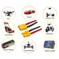 ZHOFONET 3 Pairs XT30 Pigtail,XT30 Wire XT30 Plug Male and Female Connector with 5cm 14AWG Silicone Wire for RC Lipo Battery FPV