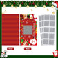 Outus 50 Pieces Christmas Scratch Off Cards Stickers Christmas Hawaii Party Games Vouchers Festive Raffle Tickets Holiday Business Prize Drawings For Kids Adults Families Events Groups (Mixed Style)